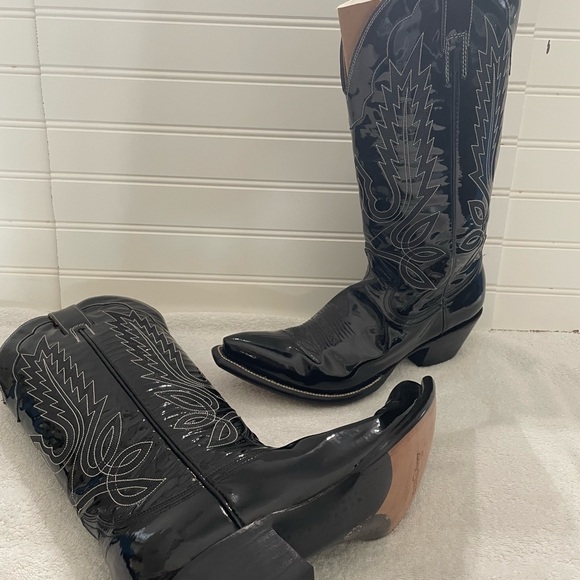 Leddy Vaquero Ladies cowgirl tall boots. - Picture 2 of 6